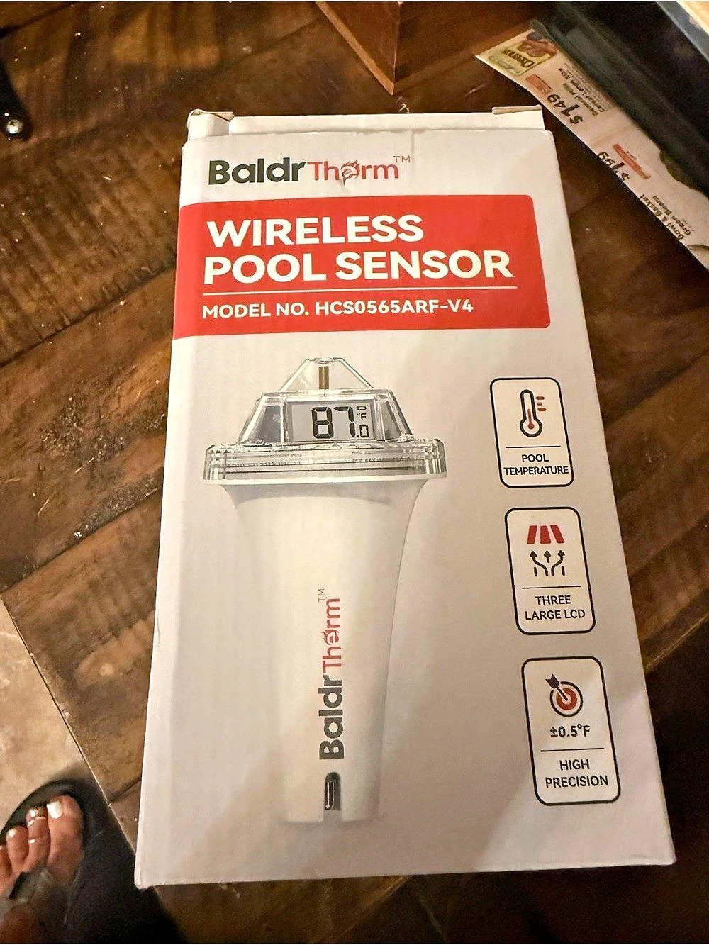 Baldr Therm Wireless Pool Sensor NIB